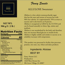 Load image into Gallery viewer, Allulose Sweetener * Diabetic Friendly * Great for Ketogenetic and Low Carb Diets