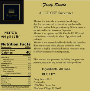 Allulose Sweetener * Diabetic Friendly * Great for Ketogenetic and Low Carb Diets